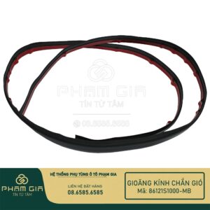 Gioăng kính chắn gió cửa trên Hyundai Santafe 2019 - Trung Tâm Phụ Tùng Ô Tô Phạm Gia