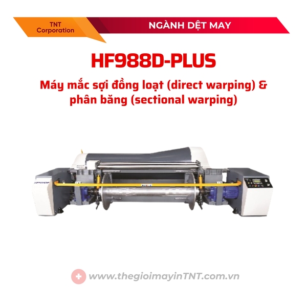HF988D-Plus - Máy mắc sợi đồng loạt và phân băng