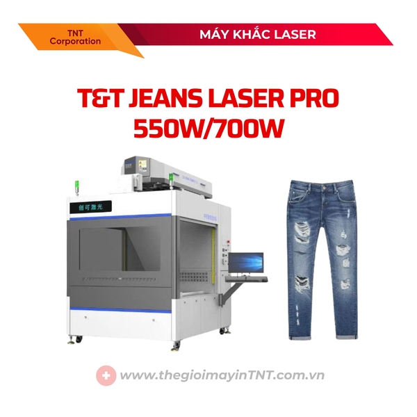 Máy cắt khắc laser cho vải denim T&T