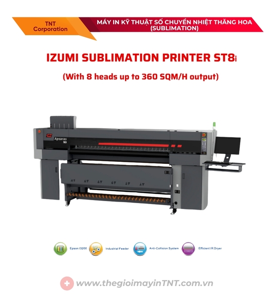 Máy in chuyển nhiệt Izumi Sublimation Printer ST8i