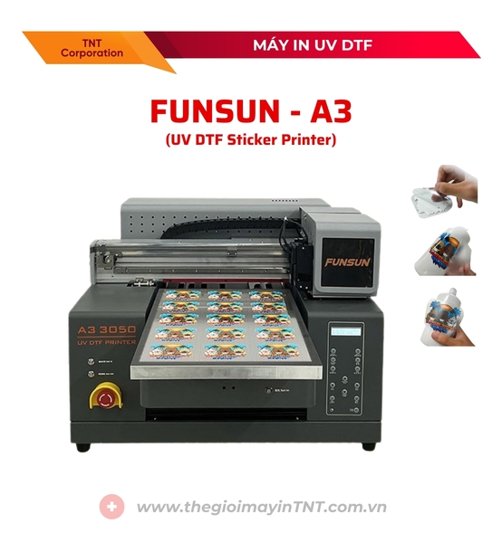 Máy in Funsun A3 UV DTF