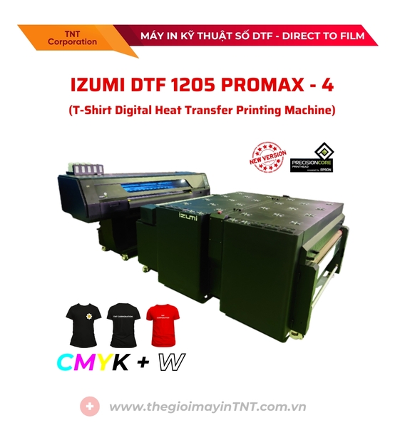 Máy in kỹ thuật số Izumi DTF 1205 ProMax - 4