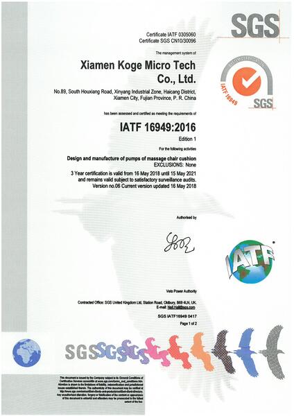 Chứng nhận IATF 16949:2016