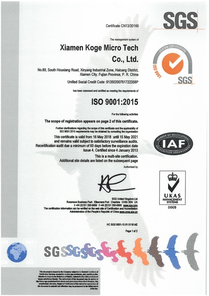 Chứng nhận ISO 9001:2015