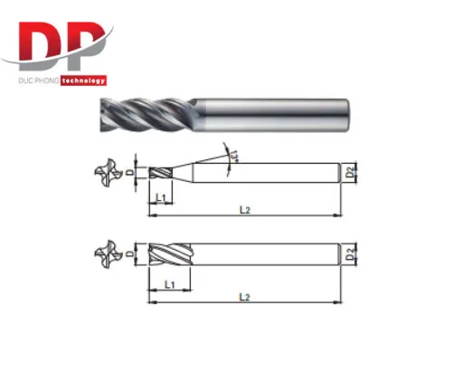 Dao phay ngón series VXE504 - WIDIN - Dụng Cụ Cắt Gọt Đức Phong - Công Ty Cổ Phần Kỹ Thuật Và Công Nghệ Đức Phong