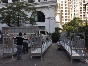 Sàn treo Gondola lắp đặt