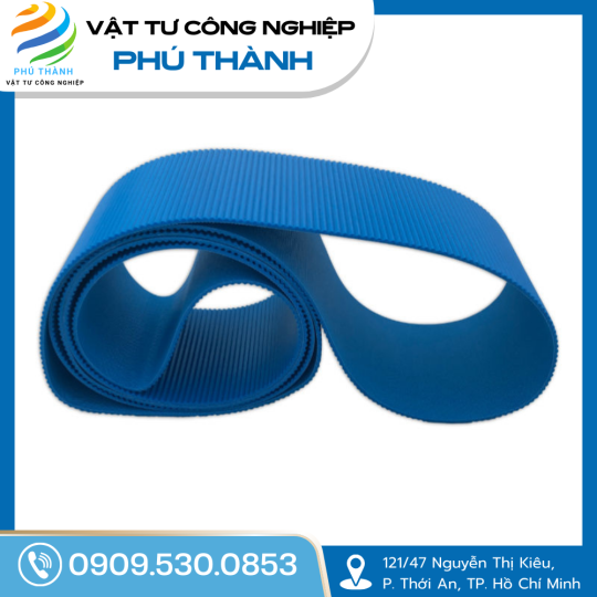 Băng tải PVC xanh mặt gai nhám