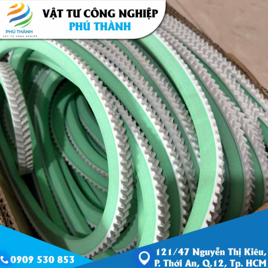 Dây Curoa PU đắp mút xốp bọt biển