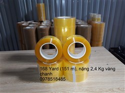 Băng dính vàng chanh 2.4kg