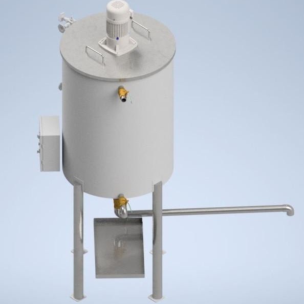 Thiết kế bồn khuấy inox 300L