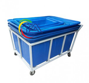 Thùng nhựa dung tích lớn có khung sắt - Nhựa Công Nghiệp Thiên Ân Plastic - Công Ty TNHH Sản Xuất Công Nghiệp Thiên Ân Plastic