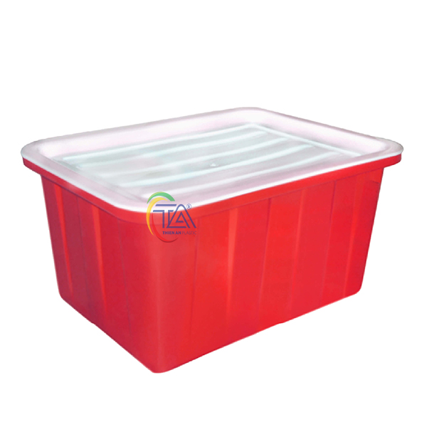 Thùng dung tích lớn chữ nhệt 50L - Nhựa Công Nghiệp Thiên Ân Plastic - Công Ty TNHH Sản Xuất Công Nghiệp Thiên Ân Plastic
