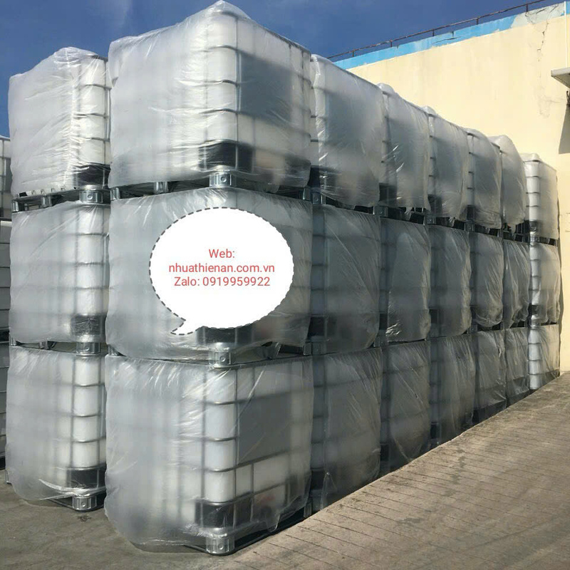 Tank IBC 1000L - Nhựa Công Nghiệp Thiên Ân Plastic - Công Ty TNHH Sản Xuất Công Nghiệp Thiên Ân Plastic
