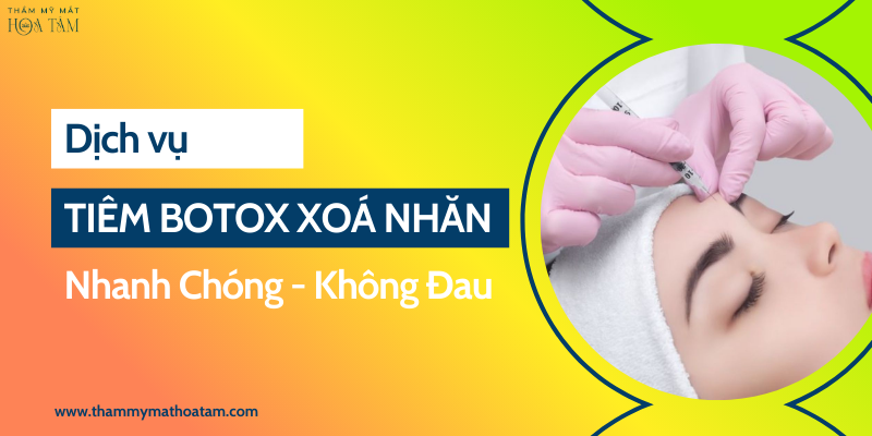 Dịch vụ tiêm botox xóa nhăn nhanh chóng, không đau, an toàn