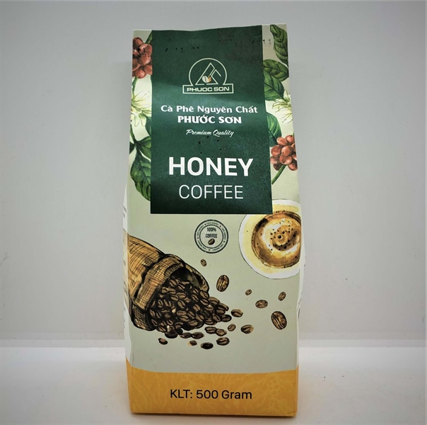 Cà phê Phước Sơn Honey (bịch 500g) - Cà Phê Phước Sơn - Công Ty TNHH KDNS Phước Sơn