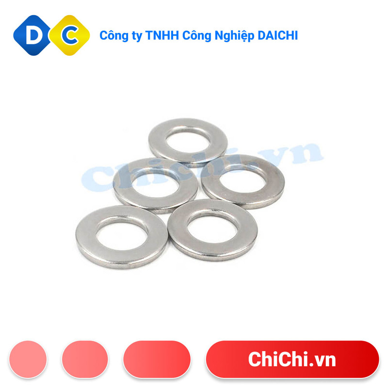 Long đen phẳng DIN 125A