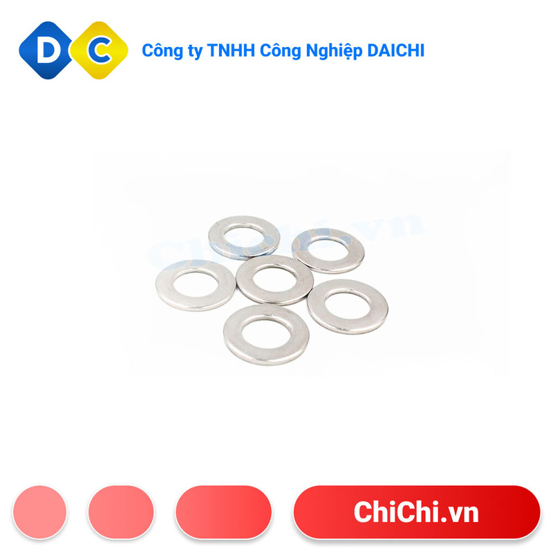 Long đen phẳng DIN 125A