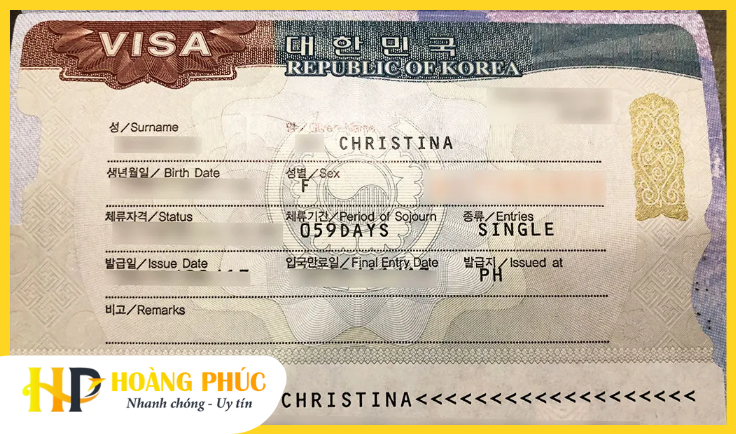 Visa Hàn Quốc