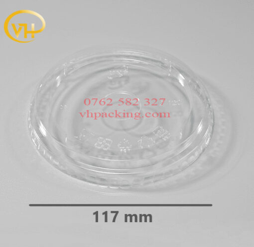 Nắp nhựa phẳng PET 117 - Sản Phẩm Nhựa Dùng 1 Lần VH Pack - Công Ty TNHH VH Pack