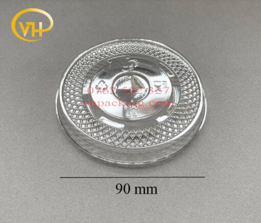Nắp nhựa phẳng PET 90 - Sản Phẩm Nhựa Dùng 1 Lần VH Pack - Công Ty TNHH VH Pack
