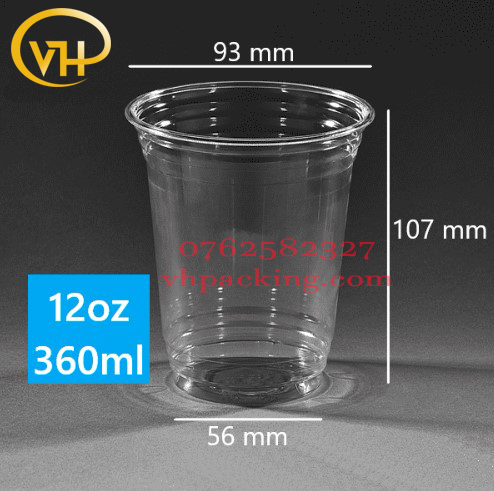 PET 93 - 12/14oz / 360ml - Sản Phẩm Nhựa Dùng 1 Lần VH Pack - Công Ty TNHH VH Pack