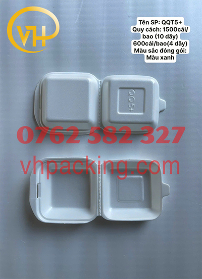 QQ T5+ - Sản Phẩm Nhựa Dùng 1 Lần VH Pack - Công Ty TNHH VH Pack