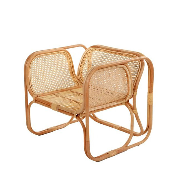 Ghế bành thư giãn mây tự nhiên đan mắt mía - FurniCrafts - Nhà Sản Xuất Nội Thất Mây