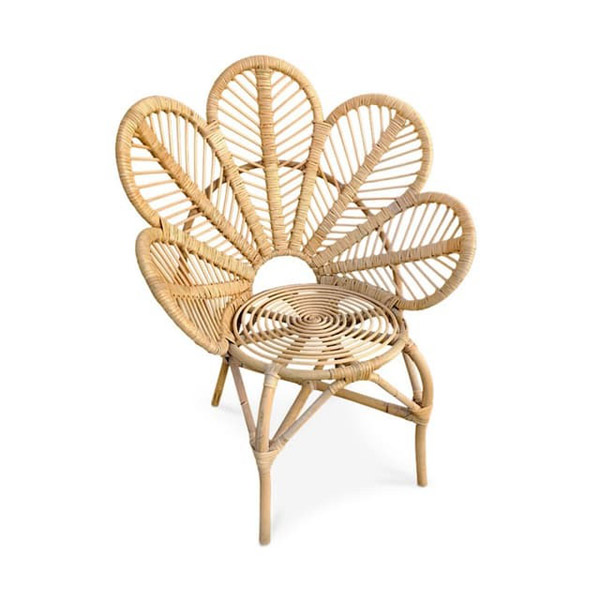 Ghế mây hình hoa - FurniCrafts - Nhà Sản Xuất Nội Thất Mây
