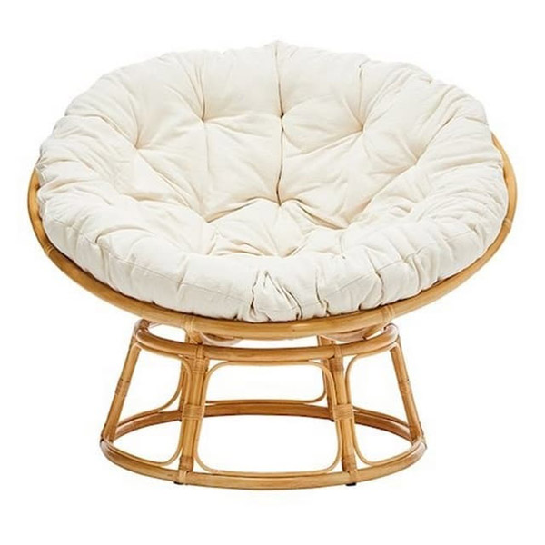 Ghế mây papasan có đệm - FurniCrafts - Nhà Sản Xuất Nội Thất Mây