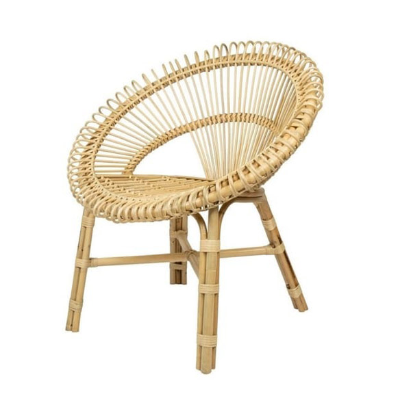 Ghế mây tròn trang trí - FurniCrafts - Nhà Sản Xuất Nội Thất Mây