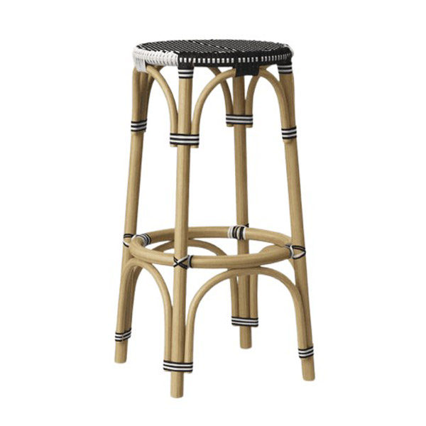 Ghế quầy bar mây có mặt ngồi đan - FurniCrafts - Nhà Sản Xuất Nội Thất Mây