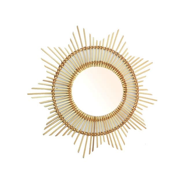 Gương treo tường mây Sunburst - FurniCrafts - Nhà Sản Xuất Nội Thất Mây