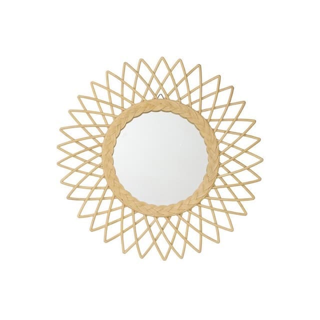 Gương treo tường mây tròn Sunburs - FurniCrafts - Nhà Sản Xuất Nội Thất Mây