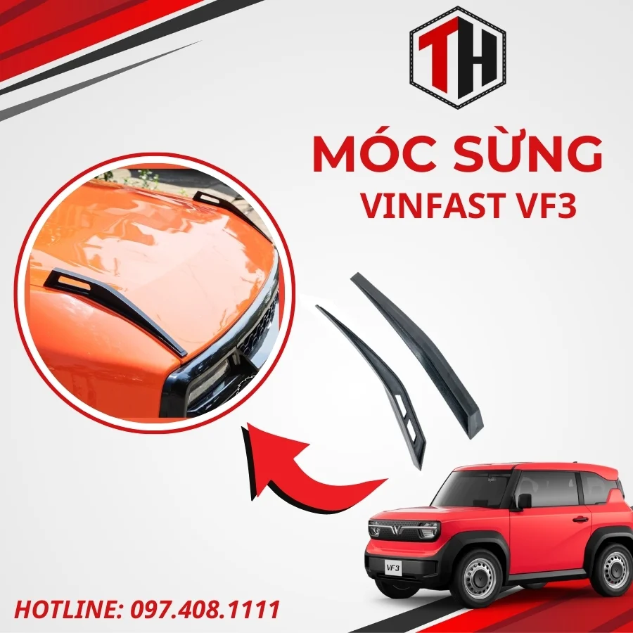 Móc sừng VF3 - Đồ Nội Thất Ô Tô TH True Leather  - Công Ty TNHH TH True Leather