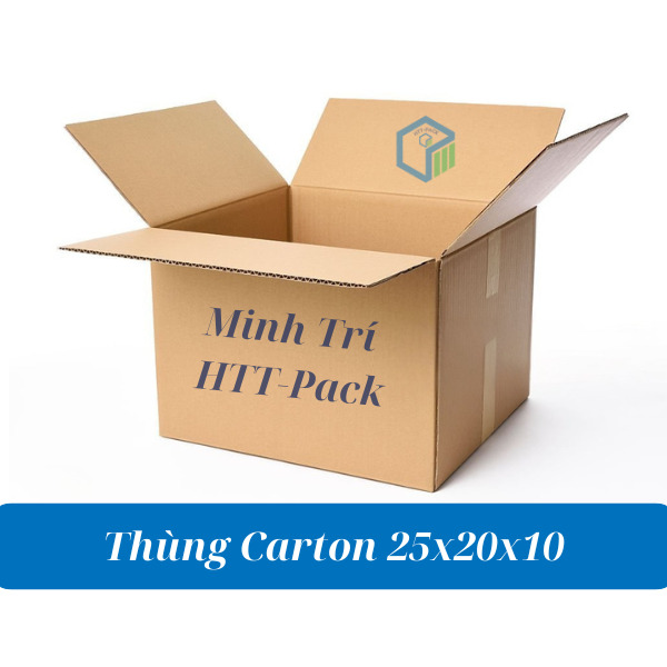Thùng carton KT 25x20x10 - Minh Trí HTT PACK - Công Ty TNHH Minh Trí HTT PACK