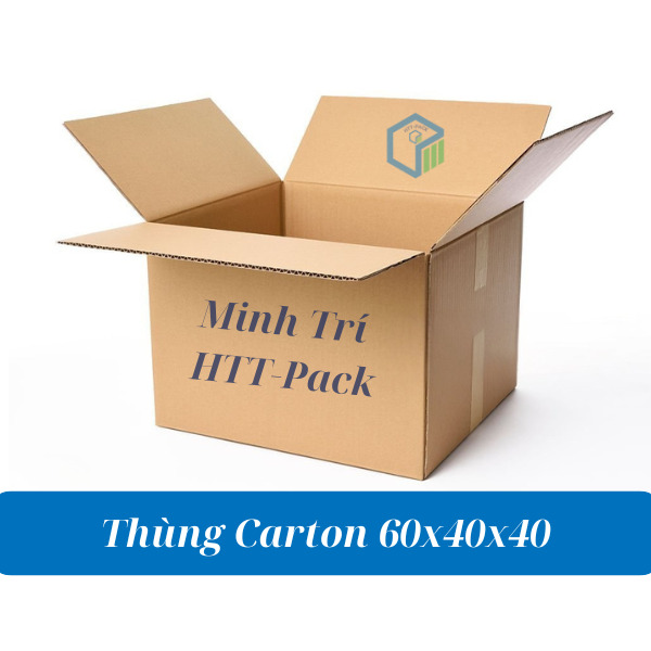 Thùng carton KT 60x40x40 - Minh Trí HTT PACK - Công Ty TNHH Minh Trí HTT PACK