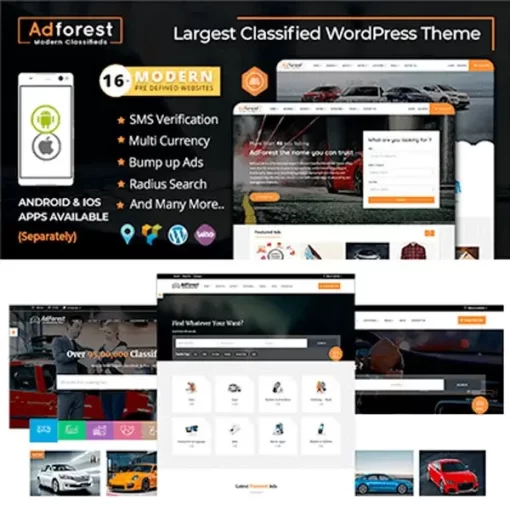 AdForest - Classified Ads WordPress Theme - Plugins & Themes SEOTORO - Công Ty TNHH SEOTORO