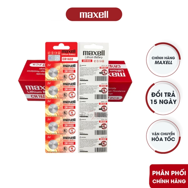Pin Maxell CR1632 Lithium 3V