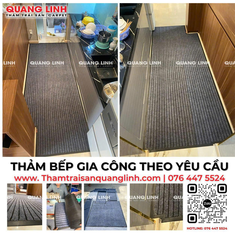Thảm bếp gia công theo yêu cầu