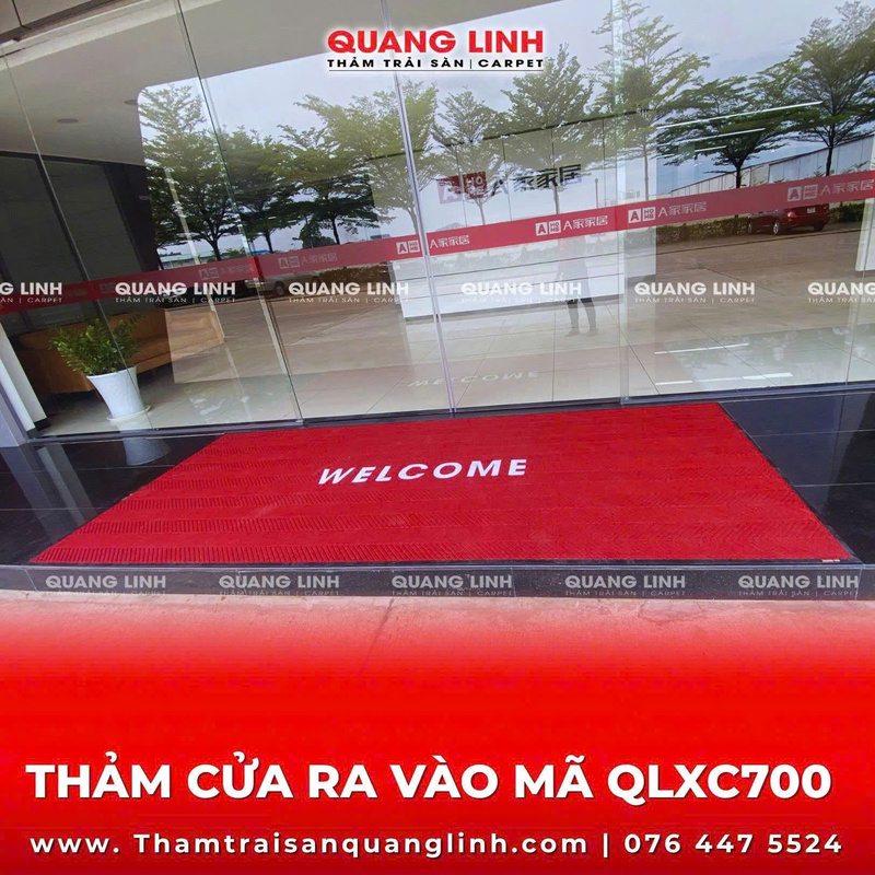 Thảm cửa ra vào welcome