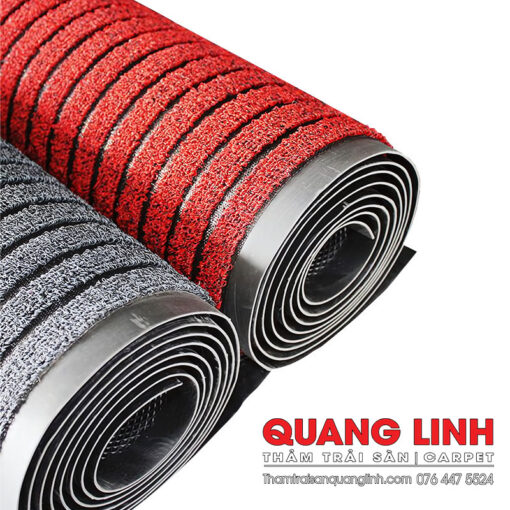 THảm cuộn gia công sọc đen