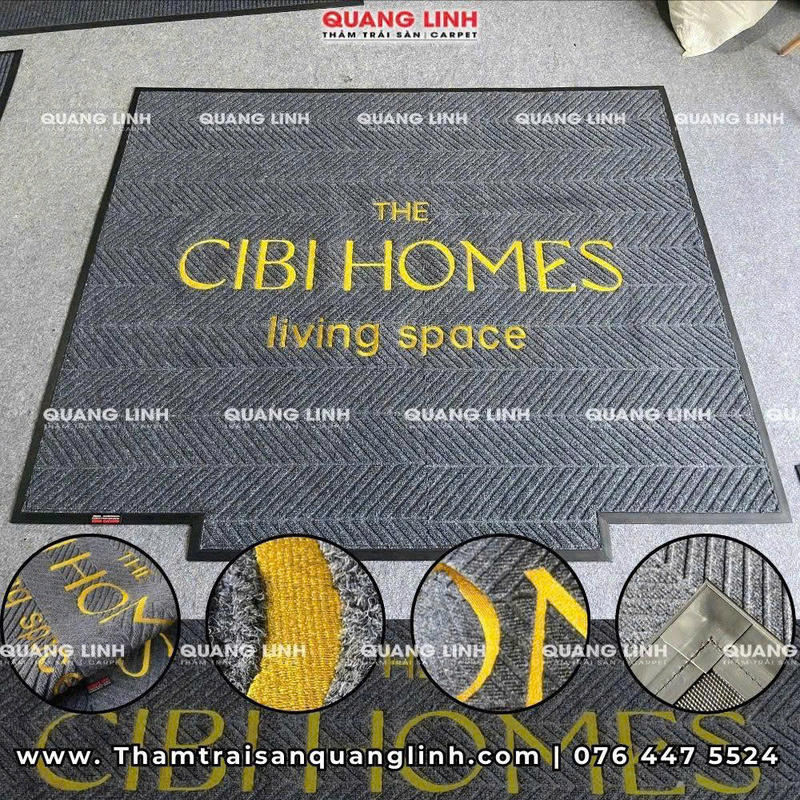 Thảm thêu logo theo yêu cầu