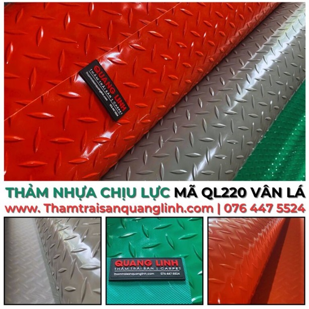 Thảm trải sàn nhựa chống trơn chịu lực mạnh