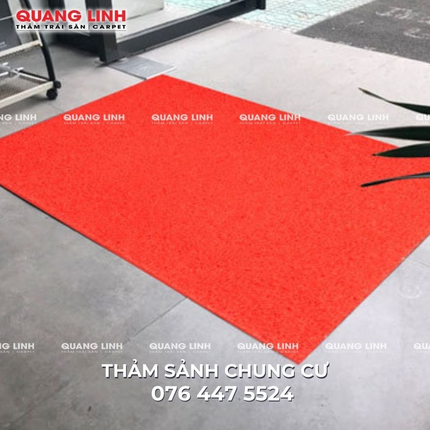 Thảm trải sảnh chung cư nhựa rối