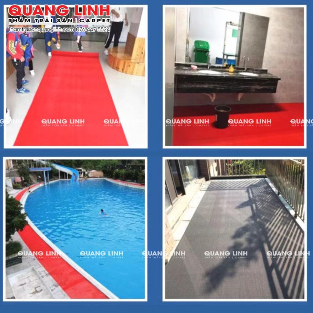 Thi công thảm trượt nhà tắm