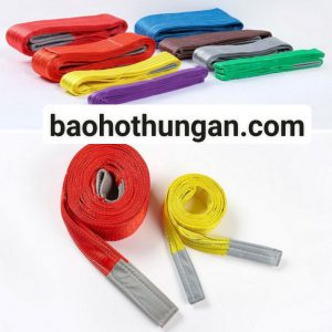 Dây cấp cẩu hàng 1 tấn 1m bản 25mm - Bảo Hộ Lao Động Thu Ngân - Công Ty TNHH TMDV Và Đào Tạo Thu Ngân