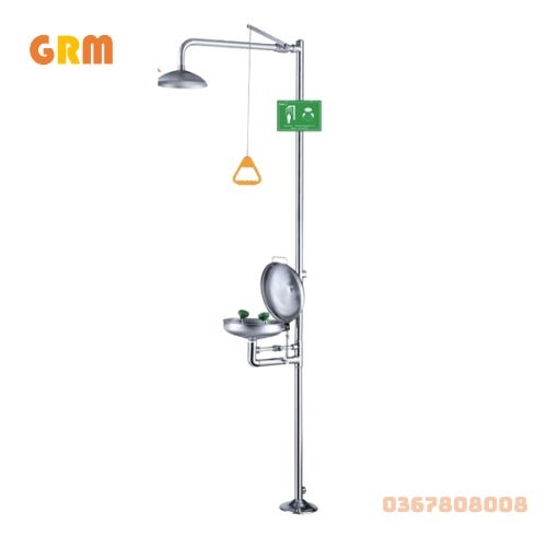 Bồn rửa mắt có vòi sen tắm khẩn cấp WJH0958
