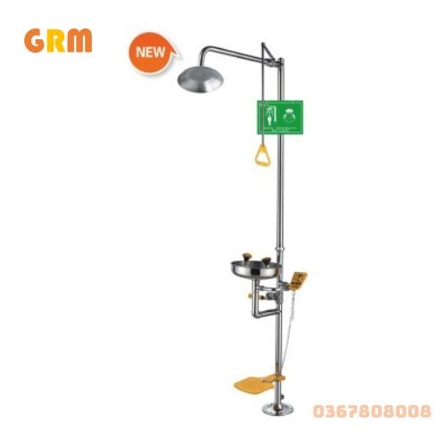 Bồn rửa mắt có vòi sen tắm khẩn cấp chống đóng băng WJH1005