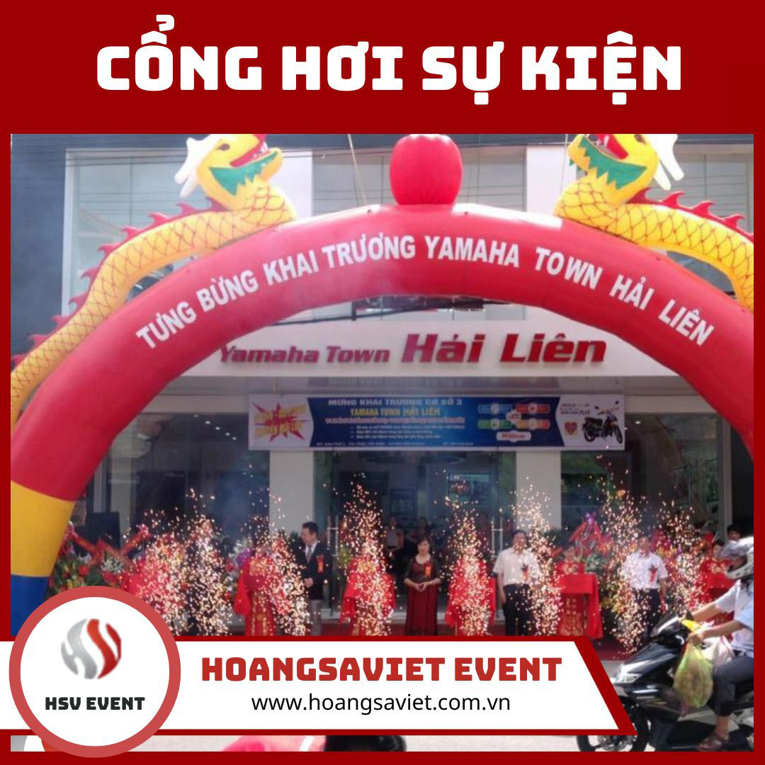 Cho thuê cổng hơi sự kiện - Tổ Chức Sự Kiện Hoàng Sa Việt - Công Ty TNHH Công Nghệ Hoàng Sa Việt