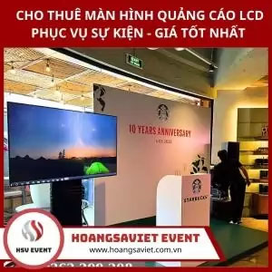 Cho thuê màn hình quảng cáo - Tổ Chức Sự Kiện Hoàng Sa Việt - Công Ty TNHH Công Nghệ Hoàng Sa Việt